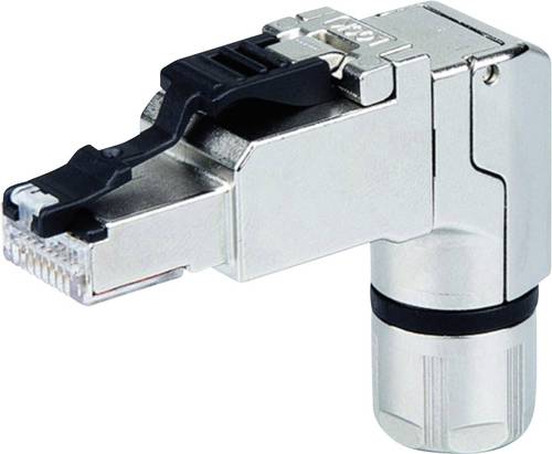 Telegärtner MFP8-4x90 T568A Cat.6A RJ45-Stecker gewinkelt, feldkonfektionierbar J00026A4004 Stecker von Telegärtner