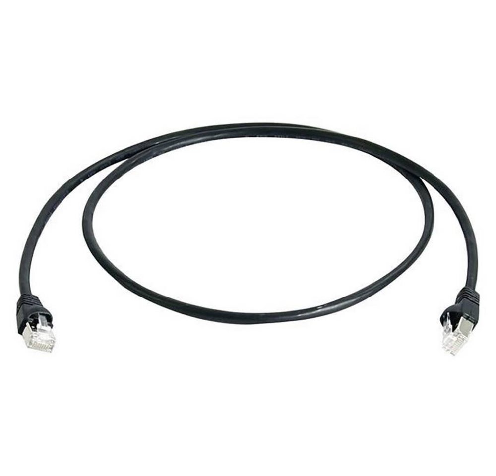Telegärtner Patchkabel Cat.6A MP8 FS 500 LSZH-1.0 m LAN-Kabel, (1.00 cm), Flammwidrig, mit Rastnasenschutz, Paarschirm, doppelt geschirmt, Halog von Telegärtner