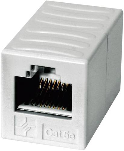 Telegärtner RJ45 Netzwerk Adapter CAT 6 [1x RJ45-Buchse - 1x RJ45-Buchse] Alpinweiß von Telegärtner