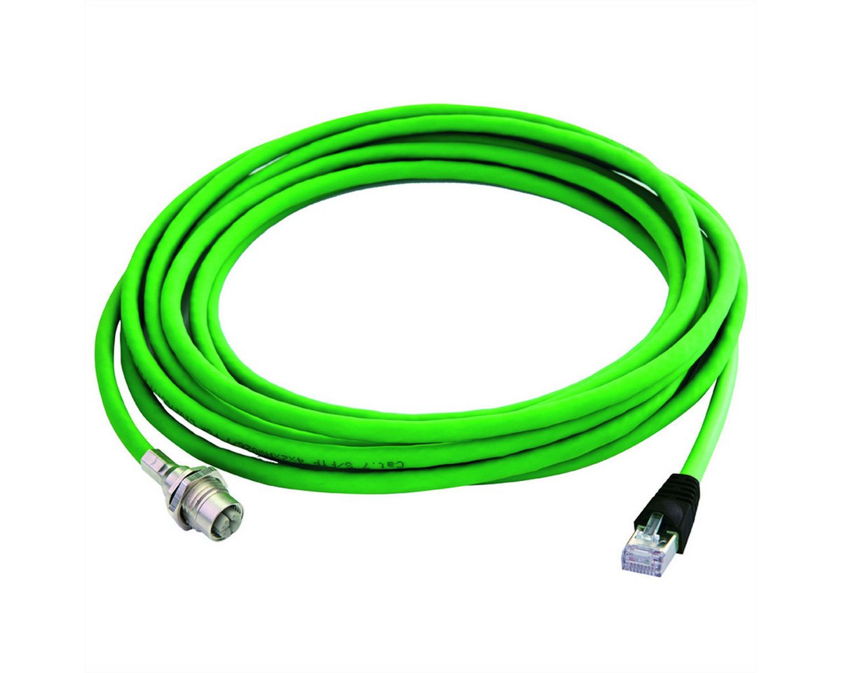 Telegärtner STX M12x1-RJ45 VL X-kod. Cat.6A LAN-Kabel, M12-X Weiblich (Buchse), RJ-45 Männlich (Stecker) (100.0 cm), CS01CP05B-SFTP2607C7-1PUR-A0100 von Telegärtner