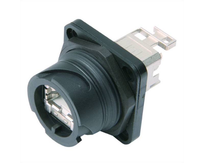 Telegärtner STX V1 Flanschset Netzwerk-Panel (bestückt, RJ45 Modul A Cat.6A (ISO) von Telegärtner