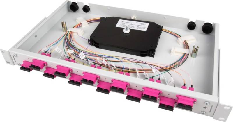 Telegärtner Spleißbox bestückt TNSB-Be-12SCD-50-OM4 100021819 von Telegärtner