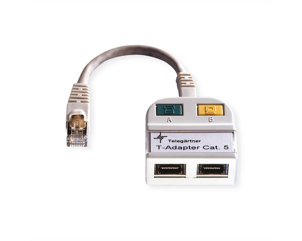 Telegärtner T-Adapter, Ausgang auf 10Base-T/ISDN Netzwerk-Panel Telegärtner T-Adapter, Ausgang auf 10Base-T/ISDN Netzwerk-Panel von Telegärtner