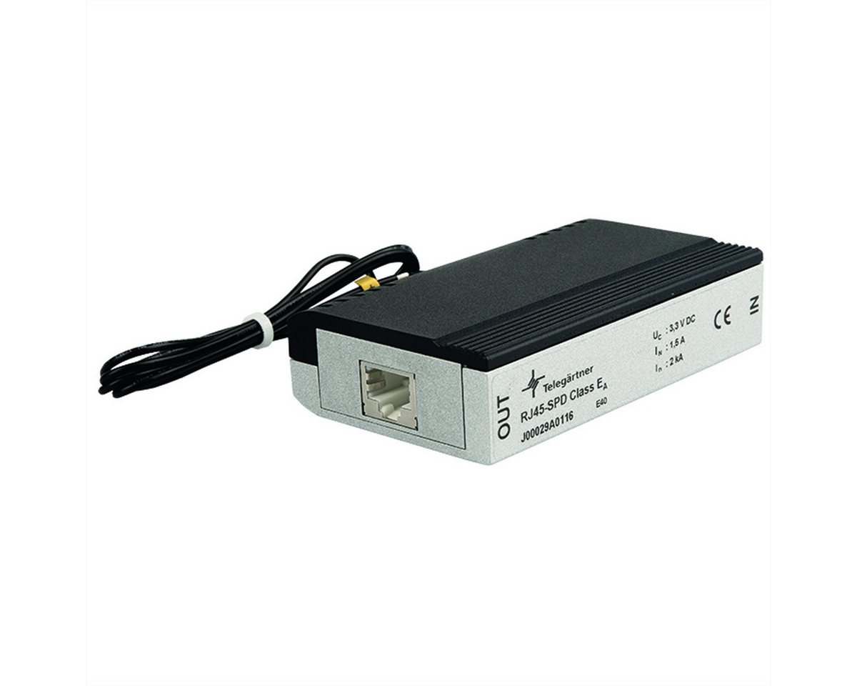 Telegärtner Überspannungsschutz RJ45-SPD Class EA Netzwerk-Panel (geeignet für RJ45/11/12 Stecker) von Telegärtner