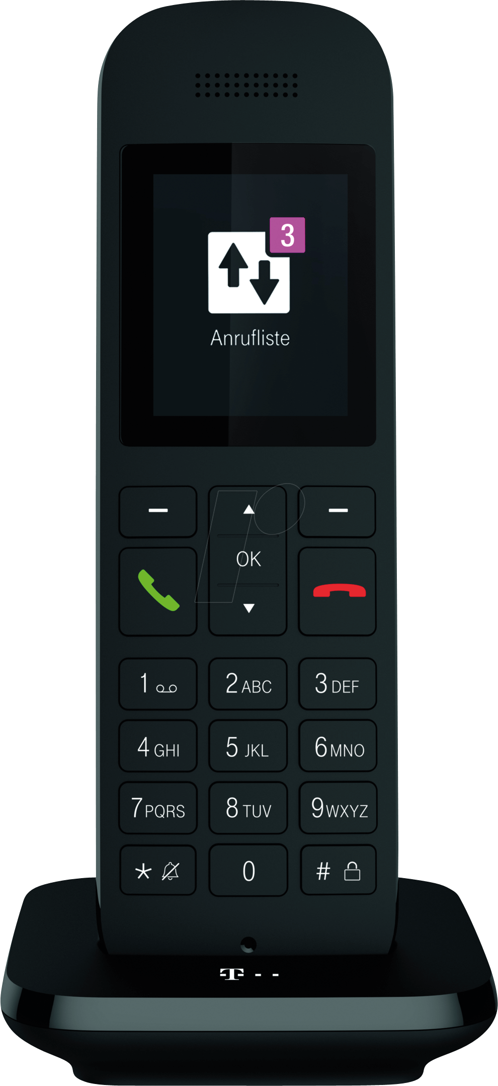 SPEEDPHONE 12SW - DECT Mobilteil mit Ladeschale, schwarz von Telekom