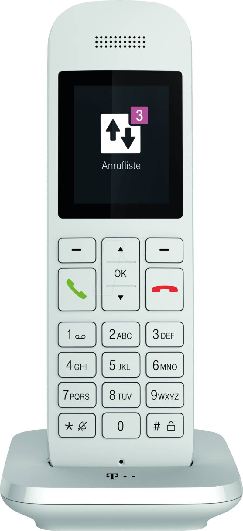 SPEEDPHONE 12WS - DECT Mobilteil mit Ladeschale, weiß von Telekom