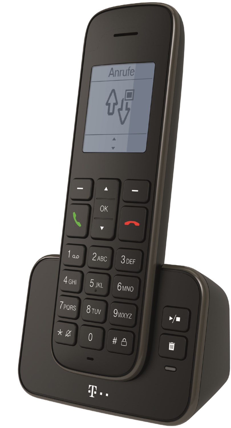 Sinus A 207 Schnurlostelefon mit Anrufbeantworter schwarz Sinus A 207 Schnurlostelefon mit Anrufbeantworter schwarz von Telekom