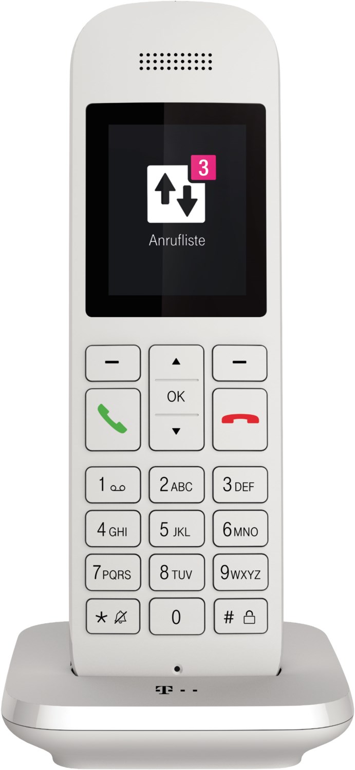 Speedphone 12 Schnurlos Solo-Handteil weiß Speedphone 12 Schnurlos Solo-Handteil weiß von Telekom
