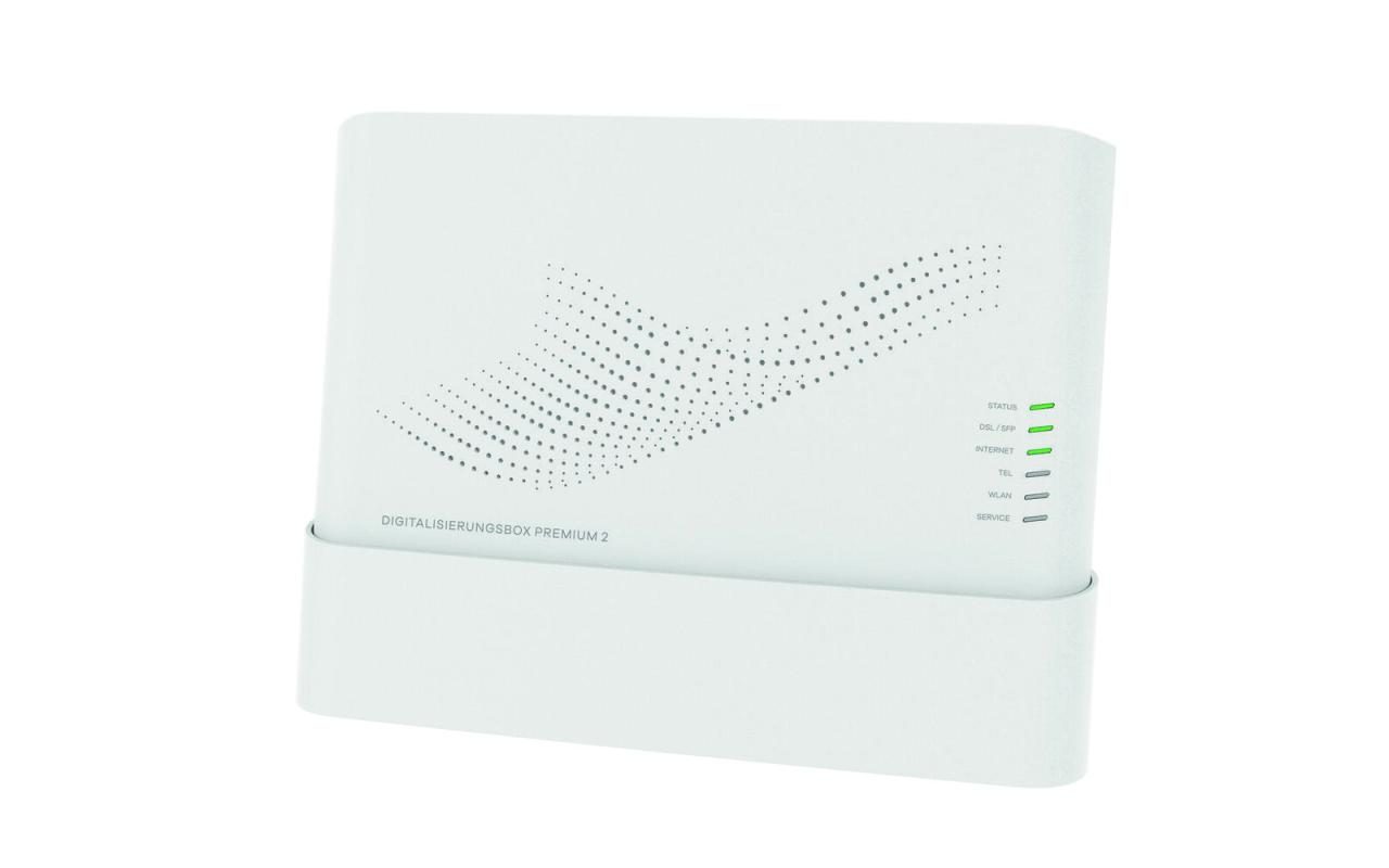 Telekom Digitalisierungsbox Premium 2 4-Gigabit-Ports Dual-Band WiFi 6 weiß (... von Telekom