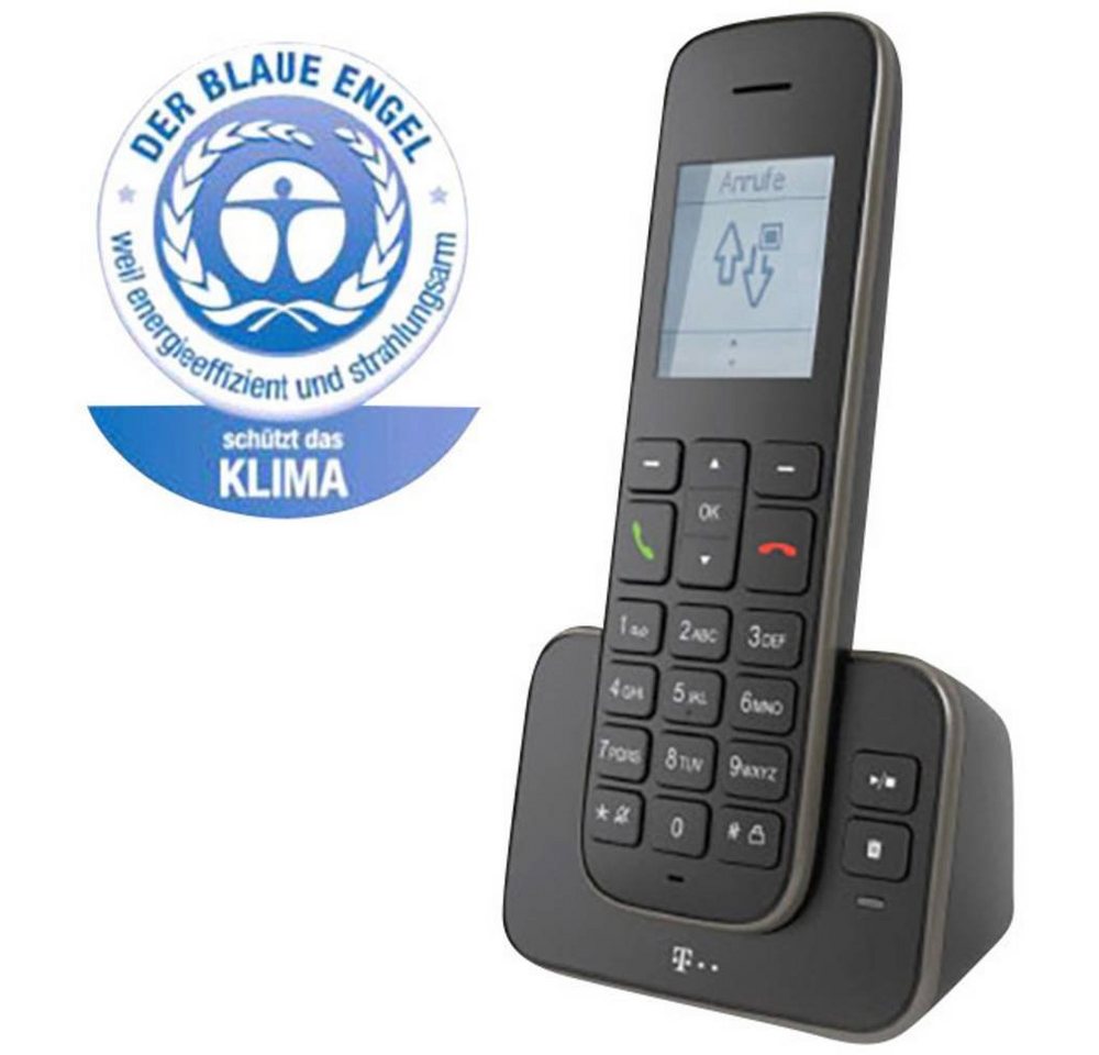 Telekom Schnurloses Telefon analog Schnurloses Mobilteil (Freisprechen, Anrufbeantworter) von Telekom