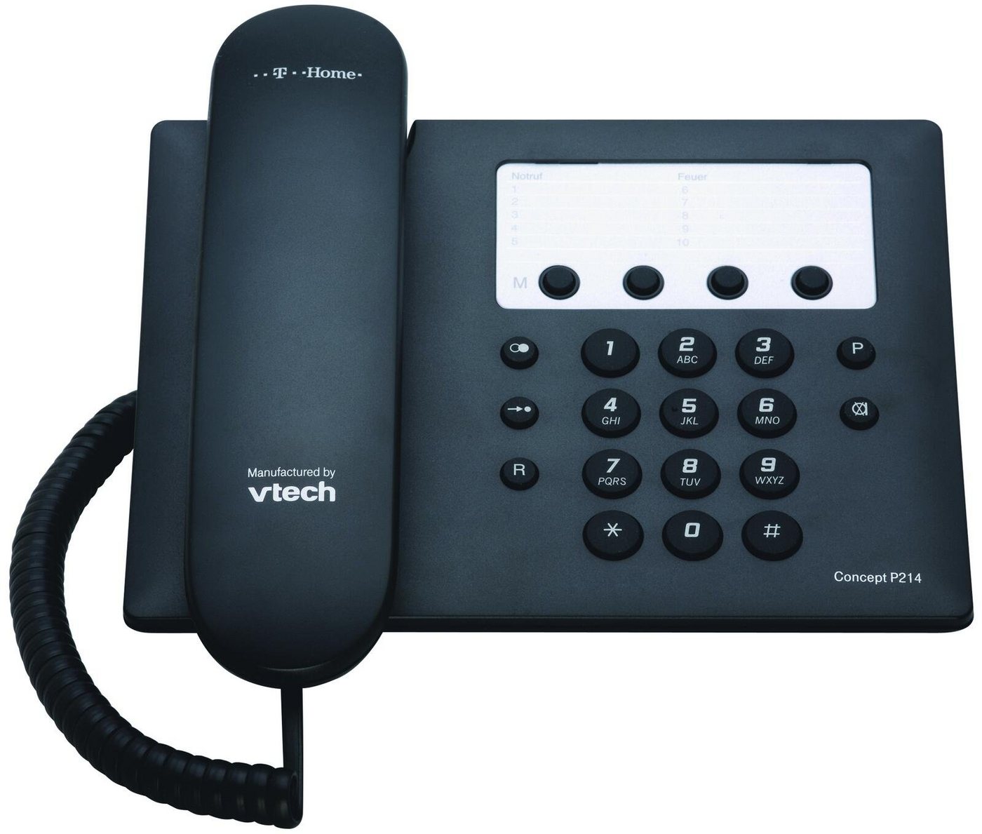 Telekom Telekom Concept P214 Schnurloses DECT-Telefon Telekom Telekom Concept P214 Schnurloses DECT-Telefon von Telekom