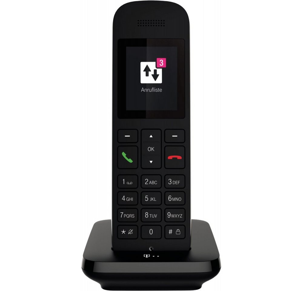 Telekom Telekom Sinus 12 Schnurlostelefon schwarz - Schnurlostelefon. Schnurloses DECT-Telefon (IEEE 802.11b) von Telekom