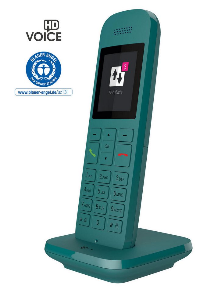 Telekom Telekom Speedphone 12 Trio petrol Schnurloses DECT-Telefon Telekom Telekom Speedphone 12 Trio petrol Schnurloses DECT-Telefon von Telekom
