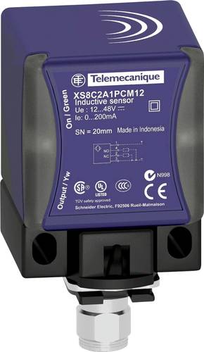 Telemecanique Induktiver Näherungsschalter nicht bündig Digital, PNP XS8C2A4PCM12 von Telemecanique