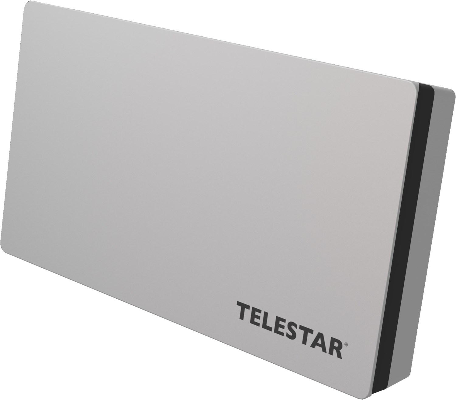 DIGIFLAT 4 Flach-Satelliten-Antenne + Universal LNC hellgrau von Telestar