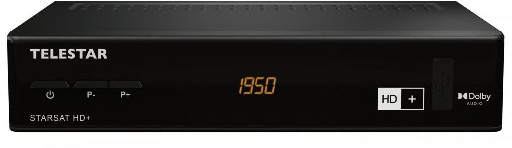 Startsat HD+ HDTV Sat-Receiver schwarz von Telestar