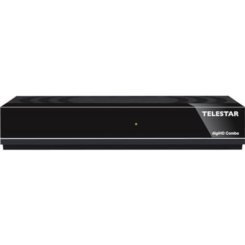 Telestar 5310522 digiHD Combo DVB-C HD / DVB-T2 HD Receiver (HDTV Kabelreceiver,,DVB-T2 HD HEVC/H.265, HEVC/H.265, HDMI, USB) Schwarz von Telestar