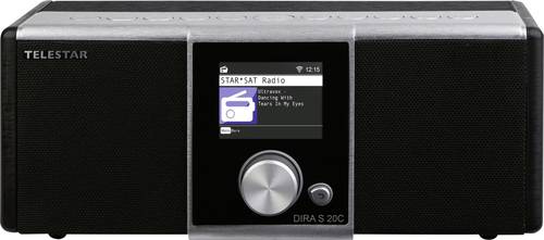 Telestar DIRA S 20C Internet Tischradio Internet, SAT AUX, Bluetooth®, Internetradio, USB, WLAN, DV von Telestar