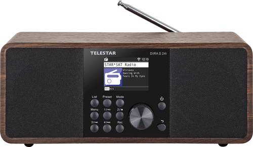 Telestar DIRA S 24i Internet Tischradio Internet, DAB+, UKW AUX, Bluetooth®, DLNA, USB, WLAN, Inter von Telestar