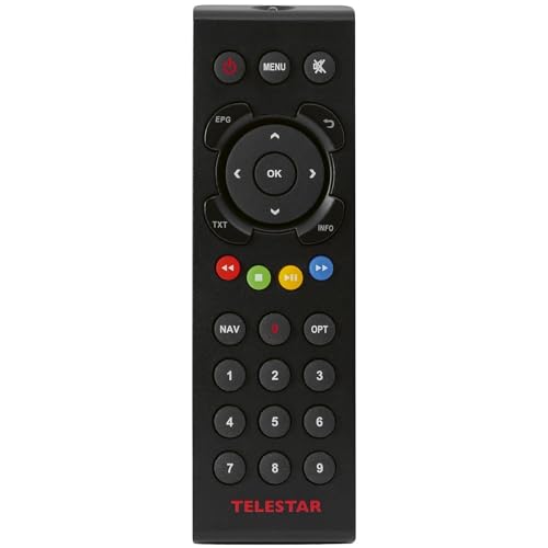 Telestar Fernbedienung – Original Ersatz-Fernbedienung für Receiver (digiHD TS 12, digiHD TS 13, digiHD TS 14, HD-SAT 40) von Telestar