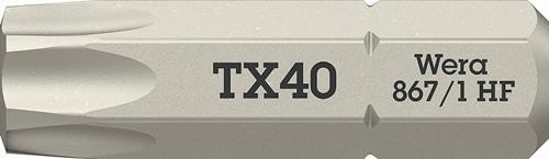 10 Stk. Wera Bit 867 TORX® HF 1/4 Zoll TX 40 L.25mm o.Farbleitsystem Televes von Televes