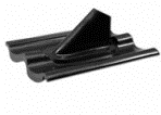 Kunststoffziegel KSZ60DS Frankfurter Doppel S schwarz (KSZ60DS) von Televes