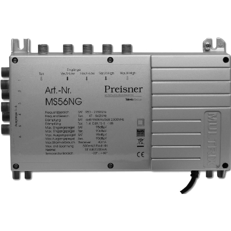 MS56NG - Multischalter mit Netzteil MS56NG MS56NG - Multischalter mit Netzteil MS56NG von Televes