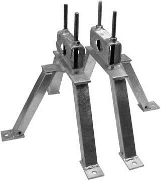Mauerhalterung für Masten bis 89 mm WA 440 (X2177) von Televes