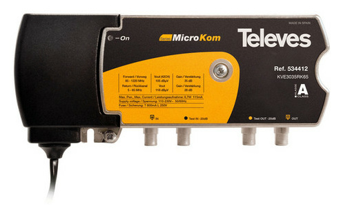 Televes KVE 3035RK65 BK Verstärker von Televes