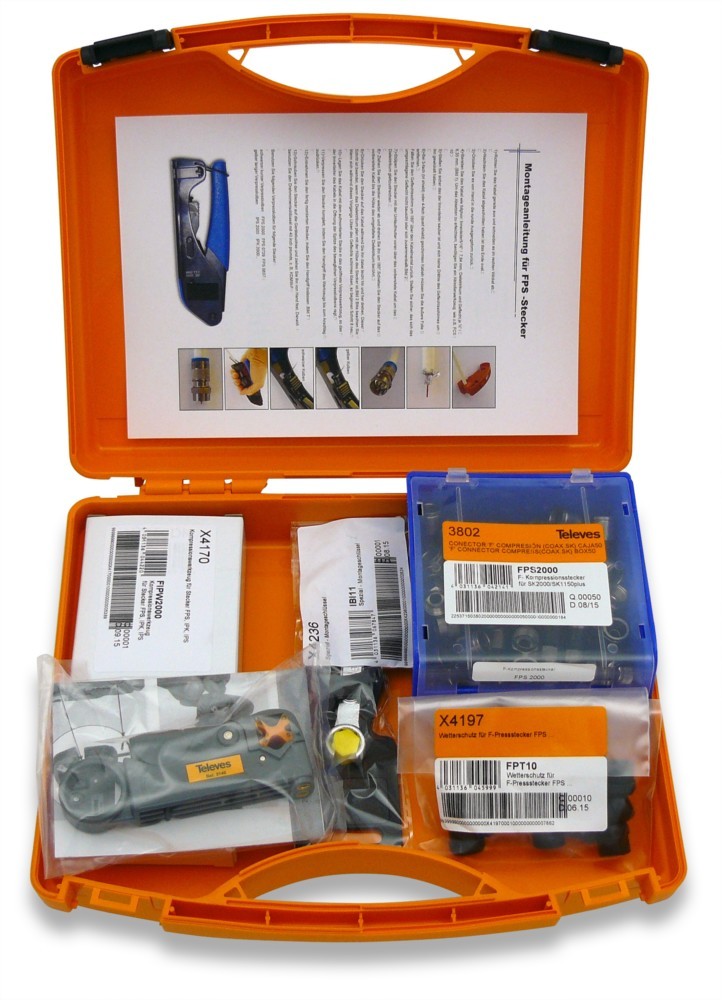Televes Kompressionsstecker-Set PPS2000 216401 von Televes