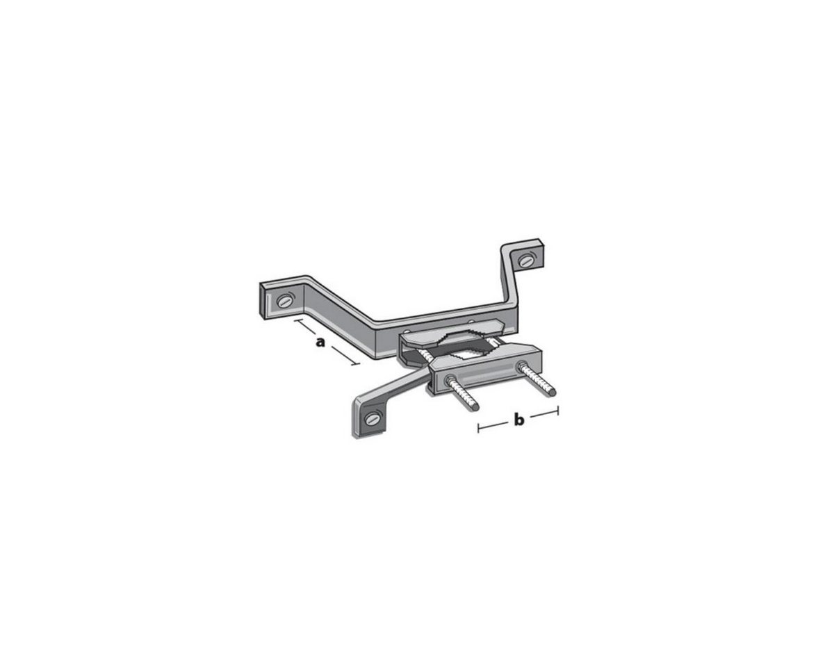 Televes MAHA60500 - Mauerhalterung für Masten bis 60 mm... Monitor-Halterung von Televes