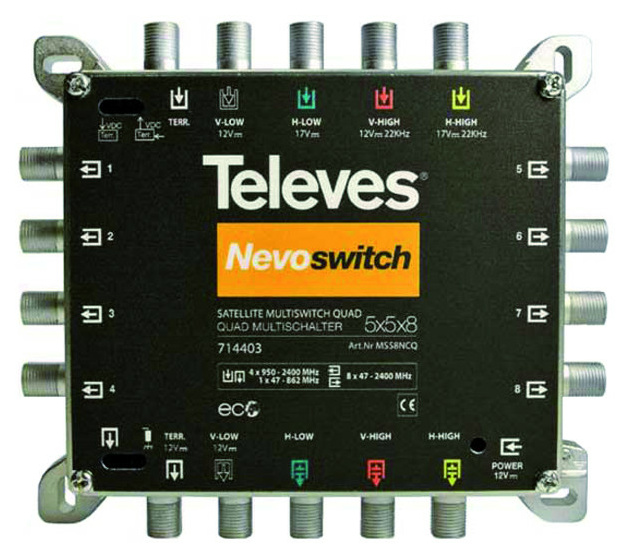 Televes MS516NCQ Nevoswitch von Televes