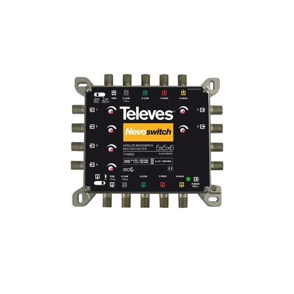Televes Multischalter 5 in 6 Guß MS56C 714502 Televes Multischalter 5 in 6 Guß MS56C 714502 von Televes