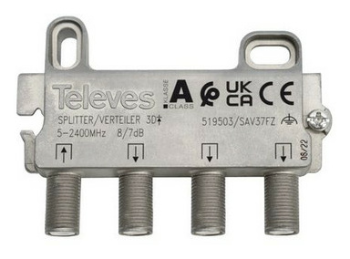 Televes SAV37FZ Verteiler 5-2400 MHz von Televes