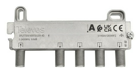 Televes SAV49FZ Verteiler 5-2400 MHz von Televes