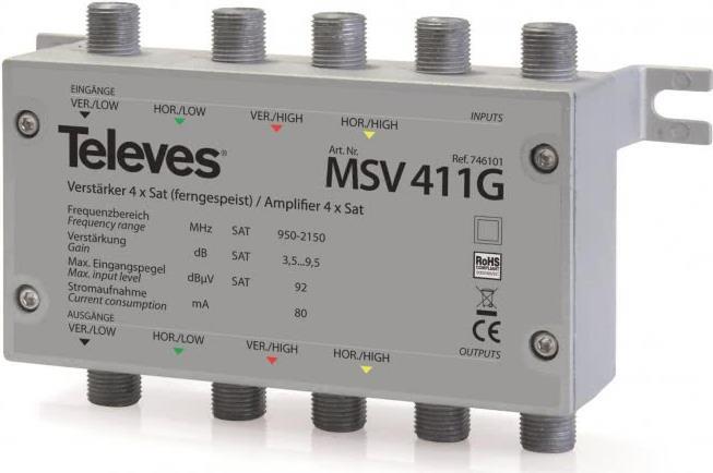 Verstärker 4xSAT MSV411G (MSV411G) von Televes