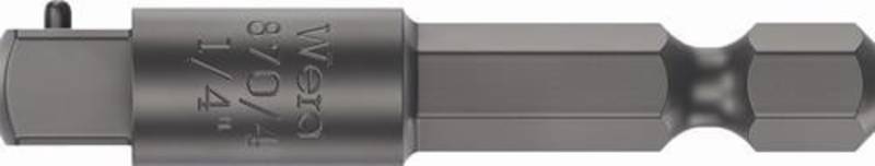 Wera Adapter 870/4 Antriebssechskant 1/4 Zoll Abtriebs-4-KT.1/4 Zoll L.50mm von Televes