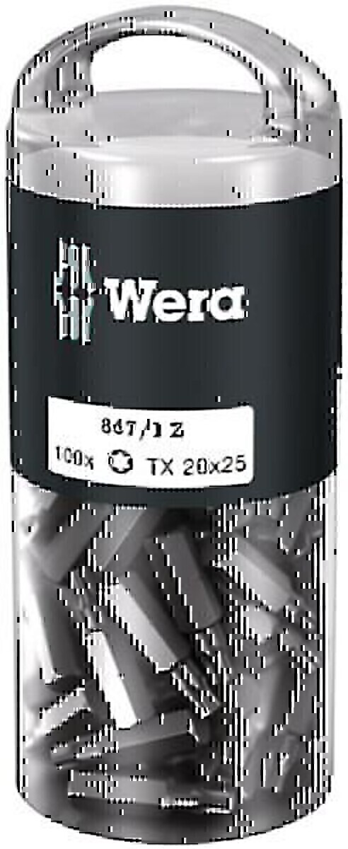 Wera Bitgroßpackung 867/1 Z 1/4 Zoll T 40 L.25mm DIN ISO 1173,Form C 6,3 Wera Bitgroßpackung 867/1 Z 1/4 Zoll T 40 L.25mm DIN ISO 1173,Form C 6,3 von Televes