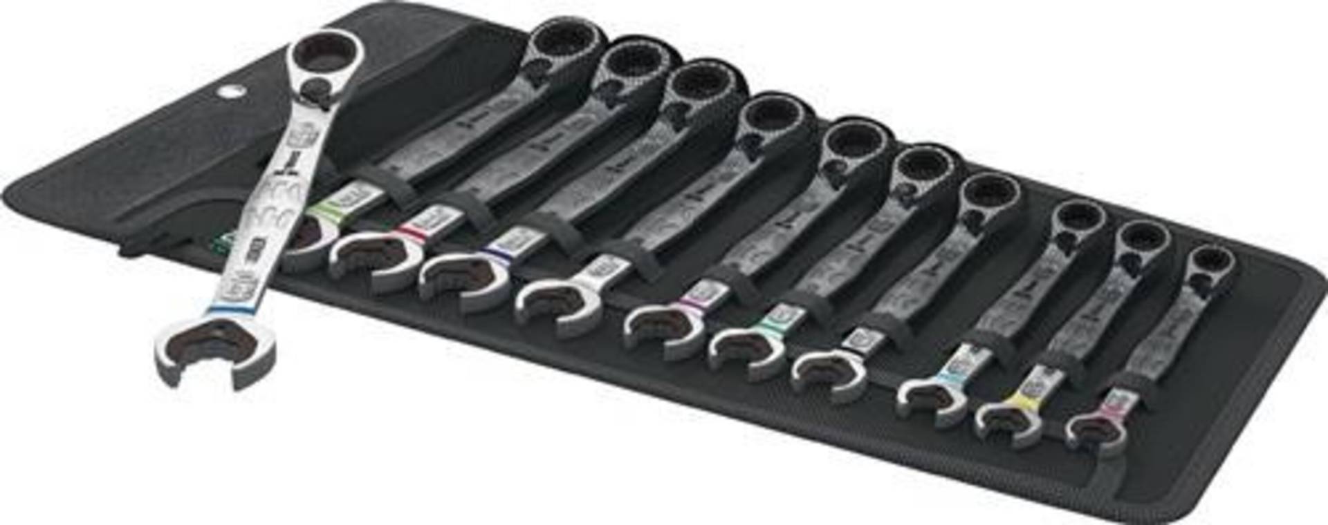 Wera Maulringratschenschlüsselsatz Joker 11-tlg.SW 8-19mm Rings.15Grad gekr. Wera Maulringratschenschlüsselsatz Joker 11-tlg.SW 8-19mm Rings.15Grad gekr. von Televes