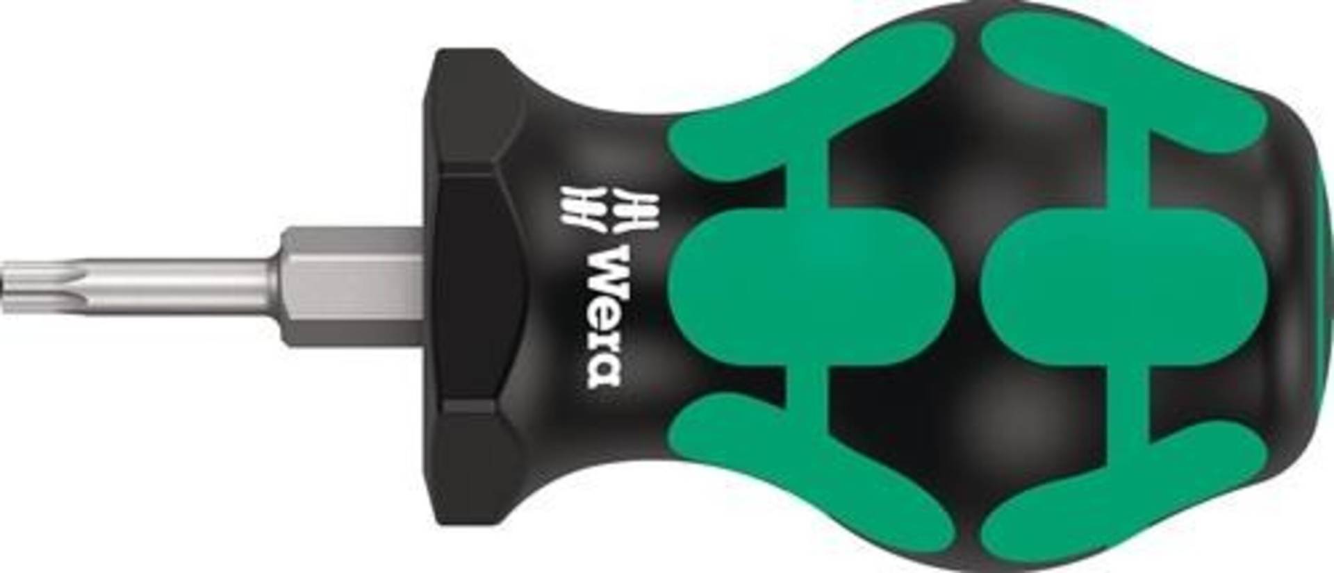Wera Schraubendreher 367 TORX® Stubby Gr.T 10 Klingen-L.25mm 2K-Griff Rundkl. von Televes