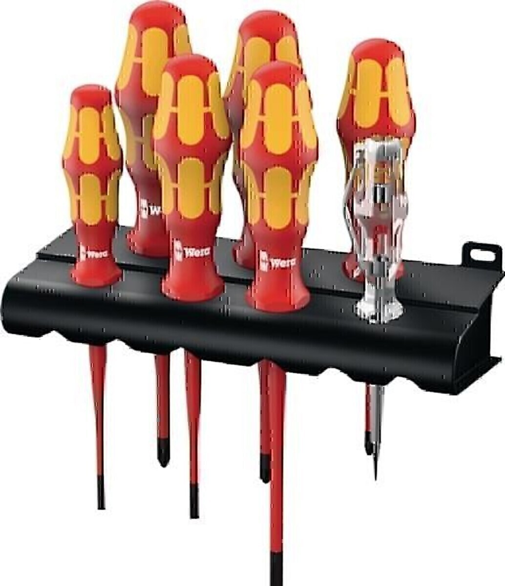 Wera Schraubendrehersatz 160 iS/7 7-tlg.Schlitz/PH/+-(SL/PZD) ext.slim VDE von Televes