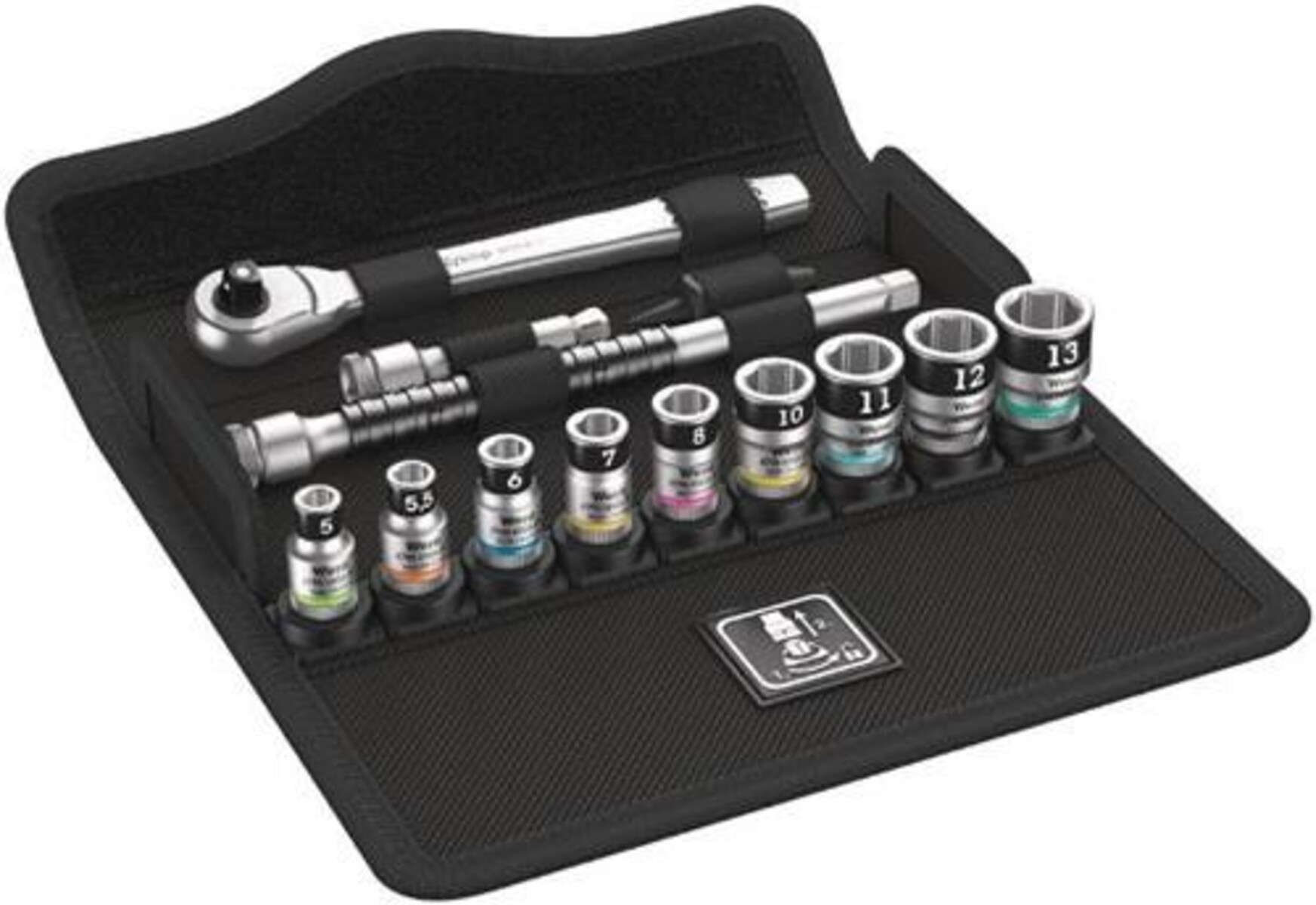 Wera Steckschlüsselsatz 8100 SA 12 HF Zyklop 13-tlg.1/4 Zoll SW 5-13mm Z.72 6KT Wera Steckschlüsselsatz 8100 SA 12 HF Zyklop 13-tlg.1/4 Zoll SW 5-13mm Z.72 6KT von Televes