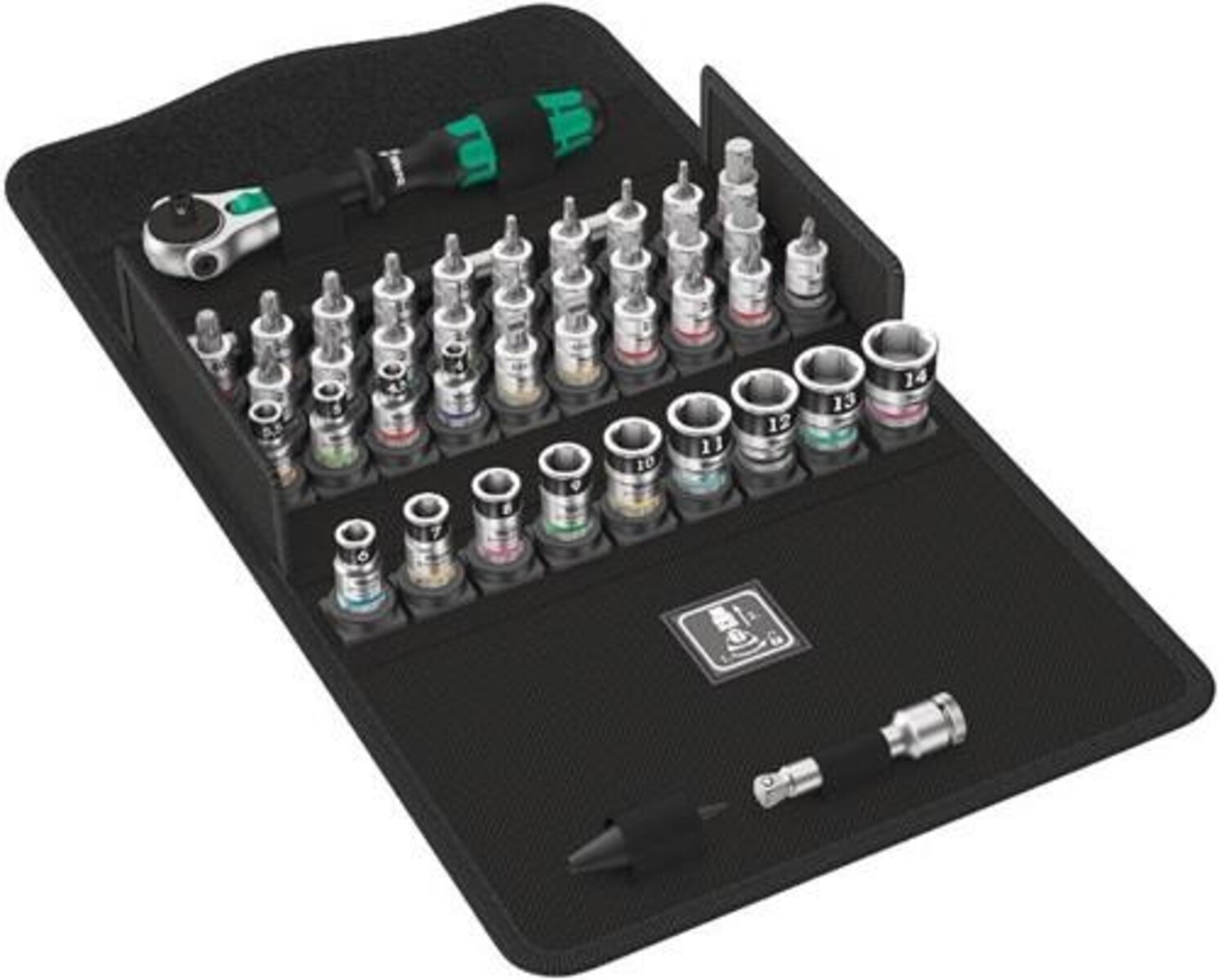 Wera Steckschlüsselsatz 8100 SA All-in 42-tlg.1/4 Zoll SW 4-14mm Z.72 6KT Wera Steckschlüsselsatz 8100 SA All-in 42-tlg.1/4 Zoll SW 4-14mm Z.72 6KT von Televes
