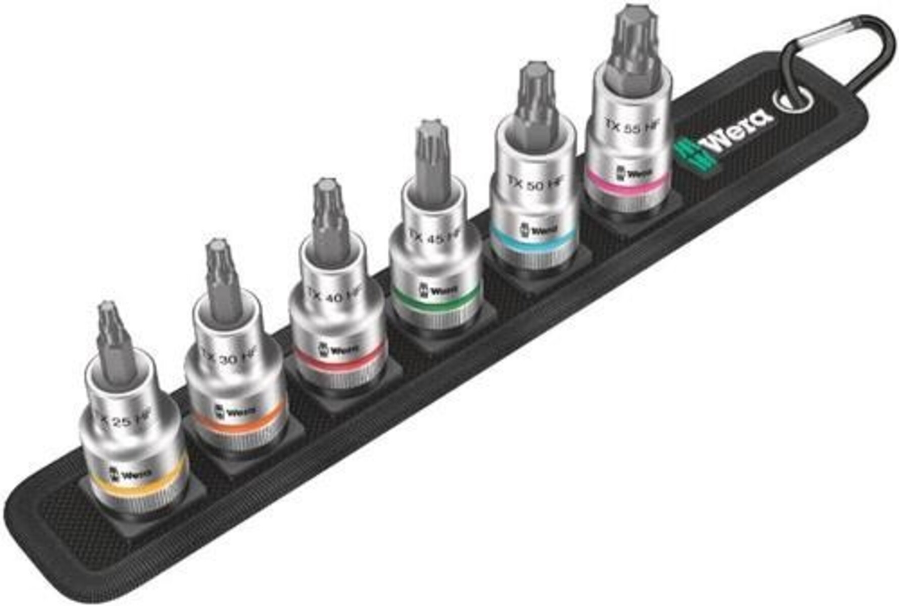 Wera Steckschlüsselsatz Belt C 3 TORX® HF Zyklop 6-tlg.1/2 Zoll T25-T55 von Televes