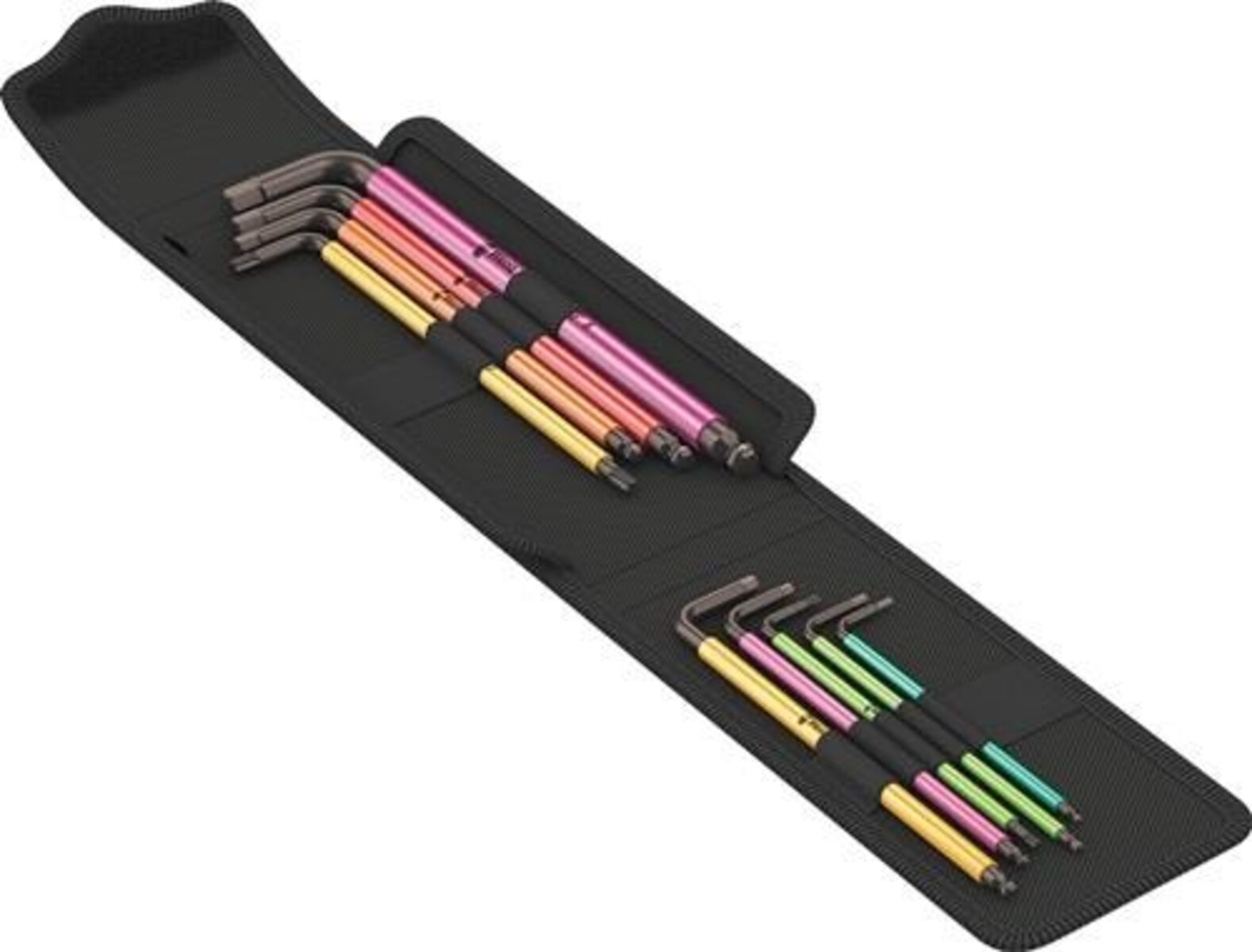 Wera Winkelschraubendrehersatz Bicycle Set 4 9-tlg.Textiltasche SW 2-8mm T10/T25 von Televes