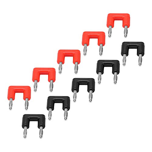 4mm Bananenstecker Doppelbuchsen, Vernickeltes Messing mit ABS-Isolierung - 32A 60V für Audiotechnik, Industriegeräte, Schweißmaschinen von Telituny