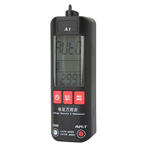Digitaler Multimeter, Automatisch -rangierende 500 -V -Spannungstester mit Taschenlampe, Misst die AC/DC -Spannung, Widerstand, Frequenz - Kompakter Elektrikester für Elektriker Digitaler Multimeter, Automatisch -rangierende 500 -V -Spannungstester mit Taschenlampe, Misst die AC/DC -Spannung, Widerstand, Frequenz - Kompakter Elektrikester für Elektriker von Telituny