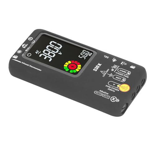 Digitales Multimeter, True RMS 9999 Count Auto-Ranging Multimeter mit Farb-LCD, NCV-Erkennung, Temperatur Messung, Dioden Tester, AC/DC-Spannungs-Strom Widerstands Tester für von Telituny