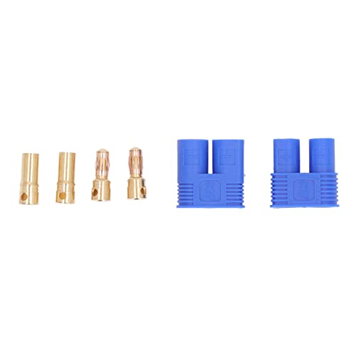 EC3-Batterie-Stecker-Steckerkit, 60A Hochstromanlagen-Anti-Reverse-Design, Goldplattierte Messingkontakte für Drohnen, RC-Modelle, EVs, 40-teiliges Set mit ABS-Covers EC3-Batterie-Stecker-Steckerkit, 60A Hochstromanlagen-Anti-Reverse-Design, Goldplattierte Messingkontakte für Drohnen, RC-Modelle, EVs, 40-teiliges Set mit ABS-Covers von Telituny