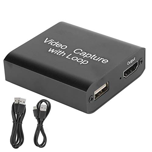 HDMI-Aufnahmekarte - High Definition Live USB Extern für Switch-Game-USB zu HDMI mit Loop-Out-Aufnahmekarte von Telituny